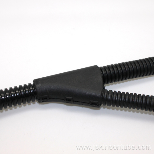 Black threaded PVC tee elbow